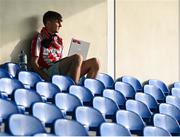 23 June 2023; Sligo Rovers supporter Donal Hannon before the SSE Airtricity Men's Premier Division match between UCD and Sligo Rovers at UCD Bowl in Dublin. Photo by Stephen Marken/Sportsfile