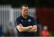 23 June 2023; St Patrick's Athletic manager Jon Daly before  the SSE Airtricity Men's Premier Division match between St Patrick's Athletic and Shelbourne at Richmond Park in Dublin. Photo by Harry Murphy/Sportsfile