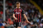 23 June 2023; Kacper Radkowski of Bohemians during the SSE Airtricity Men's Premier Division match between Bohemians and Shamrock Rovers at Dalymount Park in Dublin. Photo by Seb Daly/Sportsfile