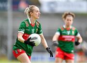 25 June 2023; Lisa Cafferky of Mayo during the TG4 Ladies Football All-Ireland Championship match between Armagh and Mayo at BOX-IT Athletic Grounds in Armagh. Photo by Sam Barnes/Sportsfile