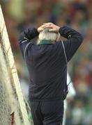 26 June 2004; Limerick manager Pad Joe Whelahan reacts to Tipperary's second goal. Guinness Senior Hurling Championship Qualifier, Round 1, Limerick v Tipperary, Gaelic Grounds, Limerick. Picture credit; Ray McManus / SPORTSFILE