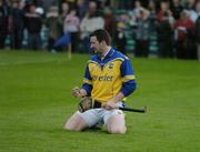 26 June 2004; Tipperary goalkeeper Brendan Cummins celebrates victory. Guinness Senior Hurling Championship Qualifier, Round 1, Limerick v Tipperary, Gaelic Grounds, Limerick. Picture credit; Ray McManus / SPORTSFILE