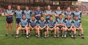 21 August 1994; The Dublin team, back row, left to right, Paul Clarke, Dermot Deasy, Mick Galvin, John O'Leary, Brian Stynes, Paddy Moran, Keith Barr and Jack Sheedy. Front row, left to right, Ciaran Walsh, Vinny Murphy, Dessie Farrell, Niall Guiden, Pat Gilroy, Mick Deegan and Charlie Redmond. Bank of Ireland Football Championship Semi Final, Dublin v Leitrim. Croke Park. Dublin. Picture credit; Ray McManus / SPORTSFILE