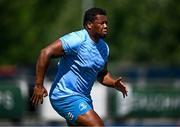 3 July 2023; Temi Lasisi during a Leinster Rugby squad training session at Energia Park in Dublin. Photo by Harry Murphy/Sportsfile