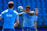 3 July 2023; Temi Lasisi during a Leinster Rugby squad training session at Energia Park in Dublin. Photo by Harry Murphy/Sportsfile