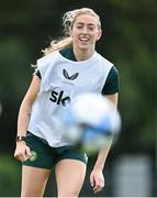 4 July 2023; Megan Connolly during a Republic of Ireland women training session at the FAI National Training Centre in Abbotstown, Dublin. Photo by Stephen McCarthy/Sportsfile
