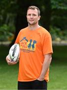 5 July 2023; Connacht Rugby captain and Jack and Jill Children’s Foundation Ambassador Jack Carty pictured at Stephen's Green in Dublin for the launch of Up the Hill for Jack and Jill 2023, kindly supported by Abbott. The ninth annual fundraising event, in aid of the Jack and Jill Children’s Foundation, urges people to take to the hills throughout the summer in support of local Jack and Jill families. Every €18 registration fee will help fund one hour of in-home nursing care and end-of-life support for over 400 children with highly complex, life-limiting medical conditions countrywide. Organisers are urging people to team up with family, friends, neighbours and colleagues, and go Up the Hill for Jack and Jill this summer! To register your Up the Hill fundraising event, visit www.jackandjill.ie Photo by Piaras Ó Mídheach/Sportsfile