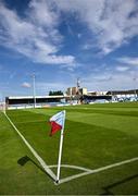 7 July 2023; A general view of a corner flag before the SSE Airtricity Men's Premier Division match between Drogheda United and Shamrock Rovers at Weaver's Park in Drogheda, Louth. Photo by Ramsey Cardy/Sportsfile