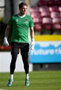 7 July 2023; Cork City goalkeeper Tiernan Brooks before the SSE Airtricity Men's Premier Division match between St Patrick's Athletic and Cork City at Richmond Park in Dublin. Photo by Piaras Ó Mídheach/Sportsfile