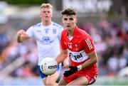 9 July 2023; Conall Higgins of Derry during the Electric Ireland GAA Football All-Ireland Minor Championship final match between Derry and Monaghan at Box-IT Athletic Grounds in Armagh. Photo by Ramsey Cardy/Sportsfile