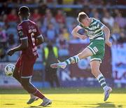 7 July 2023; Conan Noonan of Shamrock Rovers during the SSE Airtricity Men's Premier Division match between Drogheda United and Shamrock Rovers at Weaver's Park in Drogheda, Louth. Photo by Ramsey Cardy/Sportsfile