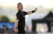 7 July 2023; Referee Kevin O'Sullivan during the SSE Airtricity Men's Premier Division match between Drogheda United and Shamrock Rovers at Weaver's Park in Drogheda, Louth. Photo by Ramsey Cardy/Sportsfile