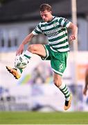 7 July 2023; Daniel Cleary of Shamrock Rovers during the SSE Airtricity Men's Premier Division match between Drogheda United and Shamrock Rovers at Weaver's Park in Drogheda, Louth. Photo by Ramsey Cardy/Sportsfile