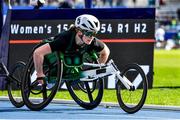 12 July 2023; Shauna Bocquet of Ireland competes in the heat of the Women's 1500m T54 during day five of the World Para Athletics Championships 2023 at Charléty Stadium in Paris, France. Photo by Sandra Ruhaut/Sportsfile