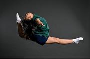 13 July 2023; Gymnast Lily Russell during a Team Ireland portrait session at the Olympic Federation of Ireland offices ahead of the 2023 Summer European Youth Olympic Festival, which takes place from 23rd to 29th July in Maribor, Slovenia. The Olympic Federation will have a team of 44 youth athletes competing across five sports at the multi-sport event. Photo by Brendan Moran/Sportsfile