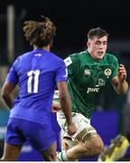 14 July 2023; Brian Gleeson of Ireland on the attack during the U20 Rugby World Cup Final between Ireland and France at Athlone Sports Stadium in Cape Town, South Africa. Photo by Shaun Roy/Sportsfile