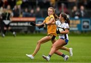 16 July 2023; Action from the LGFA All-Ireland U16 C Championship Final match between Clare and Antrim at Clane in Kildare. Photo by Sam Barnes/Sportsfile