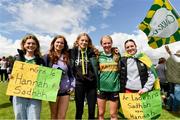16 July 2023; Kerry players and supporters celebrate following the 2023 All-Ireland U16 Ladies Football B Final match between Kerry and Sligo at Duggan Park, Ballinasloe, Galway. Photo by Tom Beary/Sportsfile