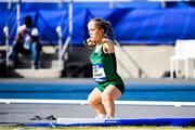 17 July 2023; Mary Fitzgerald of Ireland competes in the final of the Shot Put F40 during day ten of the World Para Athletics Championships 2023 at Charléty Stadium in Paris, France. Photo by Daniel Derajinski/Sportsfile