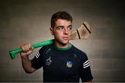 17 July 2023; David Reidy poses for a portrait at a Limerick media conference at TUS Gaelic Grounds in Limerick ahead of the All-Ireland Senior Hurling Championship Final. Photo by David Fitzgerald/Sportsfile