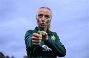 17 July 2023; Louise Quinn during a Republic of Ireland training session at Meakin Park in Brisbane, Australia, ahead of the start of the FIFA Women's World Cup 2023. Photo by Stephen McCarthy/Sportsfile