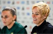 19 July 2023; Manager Vera Pauw during a Republic of Ireland press conference at Stadium Australia in Sydney, Australia. Photo by Stephen McCarthy/Sportsfile