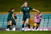 19 July 2023; Lily Agg during a Republic of Ireland training session at the Leichhardt Oval in Sydney, Australia. Photo by Stephen McCarthy/Sportsfile