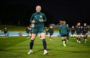 19 July 2023; Louise Quinn during a Republic of Ireland training session at the Leichhardt Oval in Sydney, Australia. Photo by Stephen McCarthy/Sportsfile