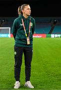 19 July 2023; Katie McCabe during a Republic of Ireland stadium familiarisation at Stadium Australia in Sydney, Australia. Photo by Stephen McCarthy/Sportsfile