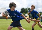 19 July 2023; Noah Doran during a Bank of Ireland Leinster Rugby Summer Camp at Portlaoise RFC in Laois. Photo by Piaras Ó Mídheach/Sportsfile