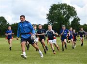 19 July 2023; Leinster player Scott Penny during a Bank of Ireland Leinster Rugby Summer Camp at Portlaoise RFC in Laois. Photo by Piaras Ó Mídheach/Sportsfile