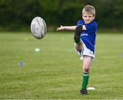 19 July 2023; Rory Keenan during a Bank of Ireland Leinster Rugby Summer Camp at Portlaoise RFC in Laois. Photo by Piaras Ó Mídheach/Sportsfile