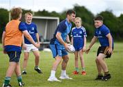 19 July 2023; Leinster player Luke McGrath during a Bank of Ireland Leinster Rugby Summer Camp at Portlaoise RFC in Laois. Photo by Piaras Ó Mídheach/Sportsfile