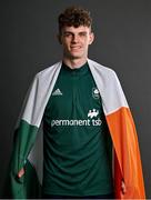20 July 2023; The Permanent TSB flagbearers for Team Ireland at the European Youth Olympic Festival in Slovenia have been announced. Pictured is flagbearer Cian Crampton. The 2023 Summer European Youth Olympic Festival takes place from 23rd to 29th July in Maribor, Slovenia and Team Ireland will have a team of 44 athletes competing across 5 sports. Photo by Brendan Moran/Sportsfile