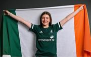 20 July 2023; The Permanent TSB flagbearers for Team Ireland at the European Youth Olympic Festival in Slovenia have been announced. Pictured is flagbearer Aliyah Rafferty. The 2023 Summer European Youth Olympic Festival takes place from 23rd to 29th July in Maribor, Slovenia and Team Ireland will have a team of 44 athletes competing across 5 sports. Photo by Brendan Moran/Sportsfile