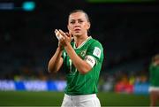 20 July 2023; Katie McCabe of Republic of Ireland after the FIFA Women's World Cup 2023 Group B match between Australia and Republic of Ireland at Stadium Australia in Sydney, Australia. Photo by Stephen McCarthy/Sportsfile