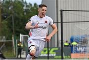 20 July 2023; John Martin of Dundalk celebrates after scoring his side's second goal during the UEFA Europa Conference League First Qualifying Round 2nd Leg match between Dundalk and FC Bruno's Magpies at Oriel Park in Dundalk, Louth. Photo by Ben McShane/Sportsfile