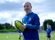 21 July 2023; Stephen Maxwell during a Leinster Rugby Inclusion Camp at Clontarf RFC in Dublin. Photo by Piaras Ó Mídheach/Sportsfile