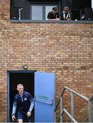 21 July 2023; Jack Kelly of Kilbarrack United walks out to the pitch before the Sports Direct Men’s FAI Cup First Round match between Kilbarrack United and Finn Harps at White Heart Lane in Kilbarrack, Dublin. Photo by David Fitzgerald/Sportsfile