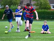 21 July 2023; Gavin Kilbride during a Leinster Rugby Inclusion Camp at Clontarf RFC in Dublin. Photo by Piaras Ó Mídheach/Sportsfile