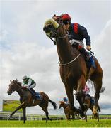 22 July 2023; Kairyu, with Colin Keane up, on their way to winning the Jebel Ali Racecourse and Stables Anglesey Stakes during day one of the Juddmonte Irish Oaks Weekend at The Curragh Racecourse in Kildare. Photo by Seb Daly/Sportsfile