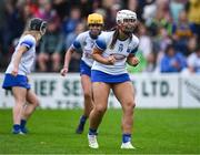22 July 2023; Róisín Kirwan of Waterford celebrates after her side's victory in the All-Ireland Camogie Championship semi-final match between Tipperary and Waterford at UPMC Nowlan Park in Kilkenny. Photo by Piaras Ó Mídheach/Sportsfile
