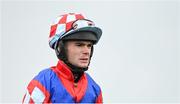 22 July 2023; Jockey Billy Garritty before the Paddy Power Scurry Handicap during day one of the Juddmonte Irish Oaks Weekend at The Curragh Racecourse in Kildare. Photo by Seb Daly/Sportsfile