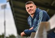 24 July 2023; Brian Howard stands for a portrait during a Dublin media conference at Parnell Park in Dublin ahead of the All-Ireland Senior Football Championship Final. Photo by Sam Barnes/Sportsfile