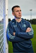 24 July 2023; Cormac Costello stands for a portrait during a Dublin media conference at Parnell Park in Dublin ahead of the All-Ireland Senior Football Championship Final. Photo by Sam Barnes/Sportsfile