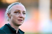 24 July 2023; Louise Quinn during a Republic of Ireland training session at Dorrien Gardens in Perth, Australia, ahead of their second Group B match of the FIFA Women's World Cup 2023, against Canada. Photo by Stephen McCarthy/Sportsfile