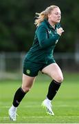 24 July 2023; Amber Barrett during a Republic of Ireland training session at Dorrien Gardens in Perth, Australia, ahead of their second Group B match of the FIFA Women's World Cup 2023, against Canada. Photo by Stephen McCarthy/Sportsfile