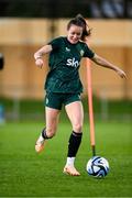 24 July 2023; Heather Payne during a Republic of Ireland training session at Dorrien Gardens in Perth, Australia, ahead of their second Group B match of the FIFA Women's World Cup 2023, against Canada. Photo by Stephen McCarthy/Sportsfile