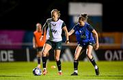 24 July 2023; Ruesha Littlejohn and Sinead Farrelly, right, during a Republic of Ireland training session at Dorrien Gardens in Perth, Australia, ahead of their second Group B match of the FIFA Women's World Cup 2023, against Canada. Photo by Stephen McCarthy/Sportsfile