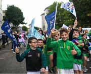 24 July 2023; Supporters participate in the parade during the opening ceremony of the FRS Recruitment GAA World Games 2023 in Derry. Photo by Ramsey Cardy/Sportsfile